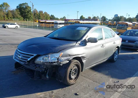 2015 Nissan Sentra Fe+ S/S/Sl/Sr/Sv from USA, damaged, VIN 3N1AB7AP1FL656726